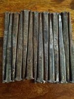 14 Antique Victorian 1889-1900 Metal  Nails 4"