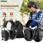Mpow Bluetooth Ear Defenders Ear Protector Muffs Noise Reduction 3.5mm Headphone