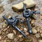 Portable Telescopic Fishing Rod & Baitcasting Reel Combo Travel Pole Set