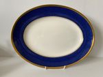 COALPORT ATHLONE BLUE  LARGE PLATTER 14” X 10 3/4”