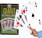 A4 Giant Jumbo Plastic Coated Playing Cards Deck 28 cm Outdoor Garden Family BBQ
