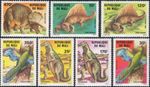 Mali 1984 Triceratops/Archaeopteryx/Dinosaurs/Animals/Nature 7v set (n46522)