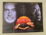 ORIGINAL Sean Connery in Rising Sun UK Cinema Quad FILM POSTER  100cm x 76cm.