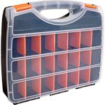 21 Compartment Storage Box Organiser Case For Screws, Nails, Nuts, Bolts & Craft