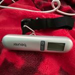Beurer LS 06 Digital Handheld Luggage Scale with Strap, 40kg, Silver/Black