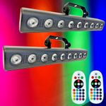 Pair - CFX Vibebar 1 RGBW LED Bar with Wireless Remote - Stage Disco DJ Lighting