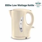 Quest Scotsman 1L Low Wattage Kettle Cream Cordless Caravan Camping Motorhome
