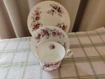 Royal Albert Bone China Lavender Rose Teacup Saucer & Plate. Excellent Condition