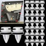 30X For Bmw Door Panel Card Trim Clips Plastic Front Rear Interior Fascia Lining