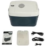 GlamHaus Electric Cooler Box Insulated Hot/Cold 1 Ice Pack 240V AC 12V DC & USB
