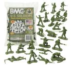 BMC 67013 1/32 Plastic Army Women 36pc OD Green Female Soldier Figures Made in U