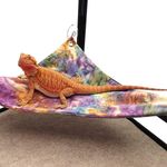 Pet Hammock Geckos Bed Mats Pet Reptile Mat Toys Swing for Reptile Snake Climb
