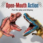 Dinosaur Hand Puppet Toy Realistic T-Rex Raptor Glove Puppet Kids Fancy Dress Gi