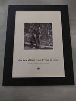 Prince Come Original Album Advert Mounted