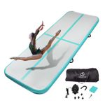 Air Gymnastic Track Tumbling Mat Inflatable 500x100x10cm Training Yoga Home Pump