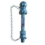 TOW BALL HITCH 32mm Pin 50mm Quad Tractor Long Threaded