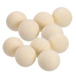10 Pcs 40mm Wood Balls Unfinished Wooden Balls Solid Hardwood Round Beads