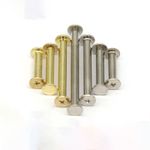 5mm Belt Rivet Binding Chicago Screw Nail Rivets Album Book Leather Carbon Steel