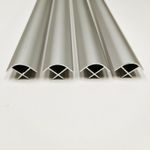 ANODISED ALUMINIUM SMALL CURVED CORNER PROFILE 15mm BOARDS CAMPERVAN