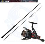 6ft Spinning Rod and Reel 2pc Pike Perch Trout Vigor Spinn + CKR30 Fishing Reel