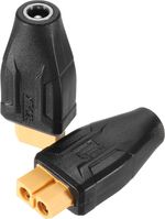 2 Pack XT60 Adapter, XT60 Female to DC5525 Female 5.5 x 2.5mm Wireless Adapter, 