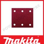 10 x Makita 80 Grit 114mm X 101 1/4" Sheet Palm Sander Sanding Sheets For BO4555
