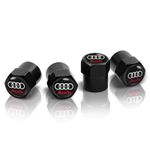 AUDI DUST CAPS BLACK(METAL)    UNIVERSAL