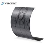 200W Flexible 12V Mono Solar Panel for Camper Van Caravan Camping Marine Boat RV