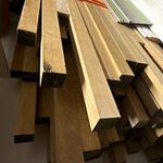 Oak  Timber Batten Square Edge Untreated Smooth 45x45mm 2.4m and 3.6m . 400 lm