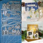 House Metal Cutting Dies Scrapbooking Album Embossing Paper Card Crafts Stencils