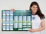2026 World Cup Football Wall Chart, A2 size FREE POST
