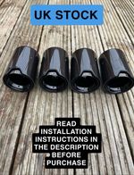 FOR BMW M5/M8 M Performance Black Carbon Fibre Exhaust Tips (F90/F91/F92/F93) x4