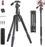 Manbily Monopods Camera Tripod, Folding Storage Portable Tripod MA-255L NEW