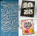 Numbers Metal Cutting Dies DIY Scrapbooking Paper Card Embossing Stencils Crafts