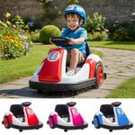 Kids Bumper Car with 360-Degree Rotation Spin, Horn for 3-8 Years Old