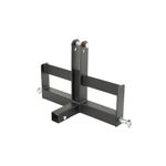 3-Point Trailer Hitch with 2" Receiver Hitch Tractor Drawbar Adapter for Tractor
