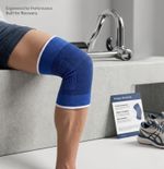 2X Elasticated Knee Support Brace Arthritics Injury Pain Sports Bandage GYM Yoga