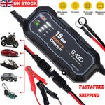 SAE Smart 12V Motorcycle Motorbike Car Battery Charger Automatic Smart Trickle