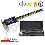 Rolson Digital Vernier Calliper 150mm 6" Stainless Steel Electronic Tool