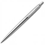 New Parker Jotter Ballpoint, Stainless Steel Chrome Trim, Black Ink, Made France