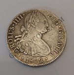 Carlos IV 8 Reales Mexico 1802 F T
