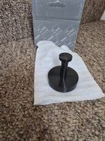 Vado SPA Robe Hook, finished in a brushed black.
