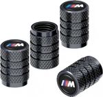 New 4 x Dust Caps Tyre Valve Caps for BMW M Sport Black 1 2 3, 4 5 6 Series UK