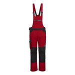 Portwest T704 - WX3 Bib and Brace Deep Red (XXL)