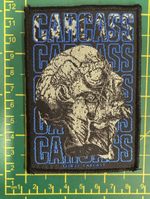 Carcass Necro Head Woven Sew On Patch Officially Licensed