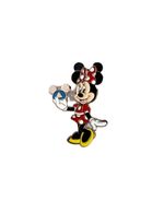 Disney Minnie Mouse Holding Blue Ears Hat Pin