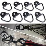 8PC Tie Down Lashing V Rings for Van Truck Fixed Anchor Trailer Hooks Heavy Duty