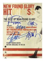 NEW FOUND GLORY ENTIRE GROUP AUTOGRAPHED SIGNED A4 POSTER PRINT
