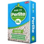 Horticultural Perlite 10L, 25L, 50L, 100L | Grade 2-4mm, Hydroponics & Gardening