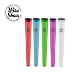 Wise Skies Joint Cig Holder King Size Cone Hard Plastic Airtight Tube 5 Colours